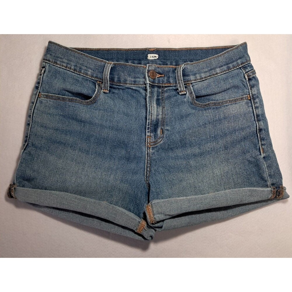 Old Navy Women's Size 8 31" Inseam Mid Rise Jean Shorts
